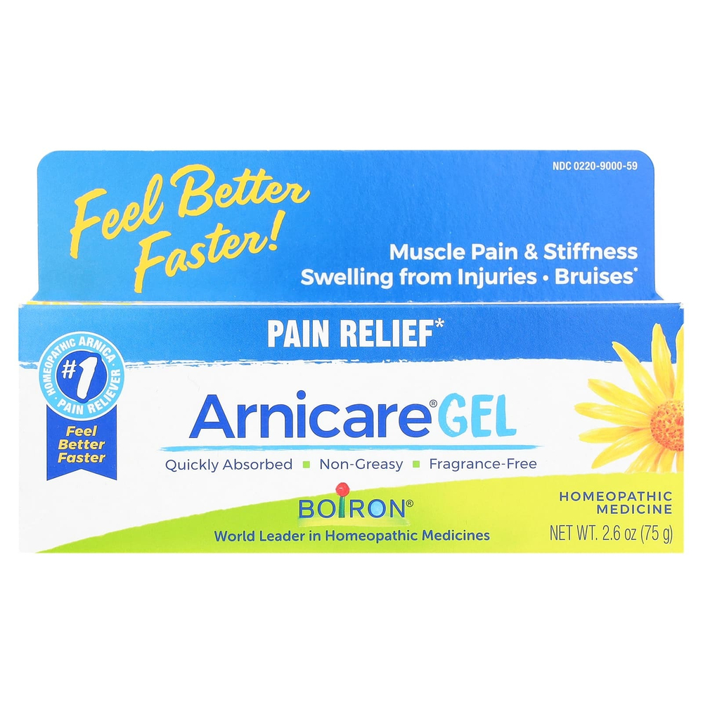 Boiron, Arnicare, обезболивающий гель, без отдушки, 75 г (2,6 унции)