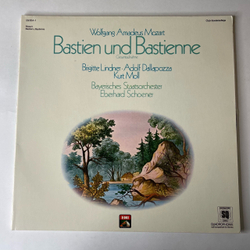 Винтажная виниловая пластинка LP Wolfgang Amadeus Mozart Моцарт Опера Bastien Und Bastienne Бастьен и Бастьенна (Германия 1976) Quadraphonic