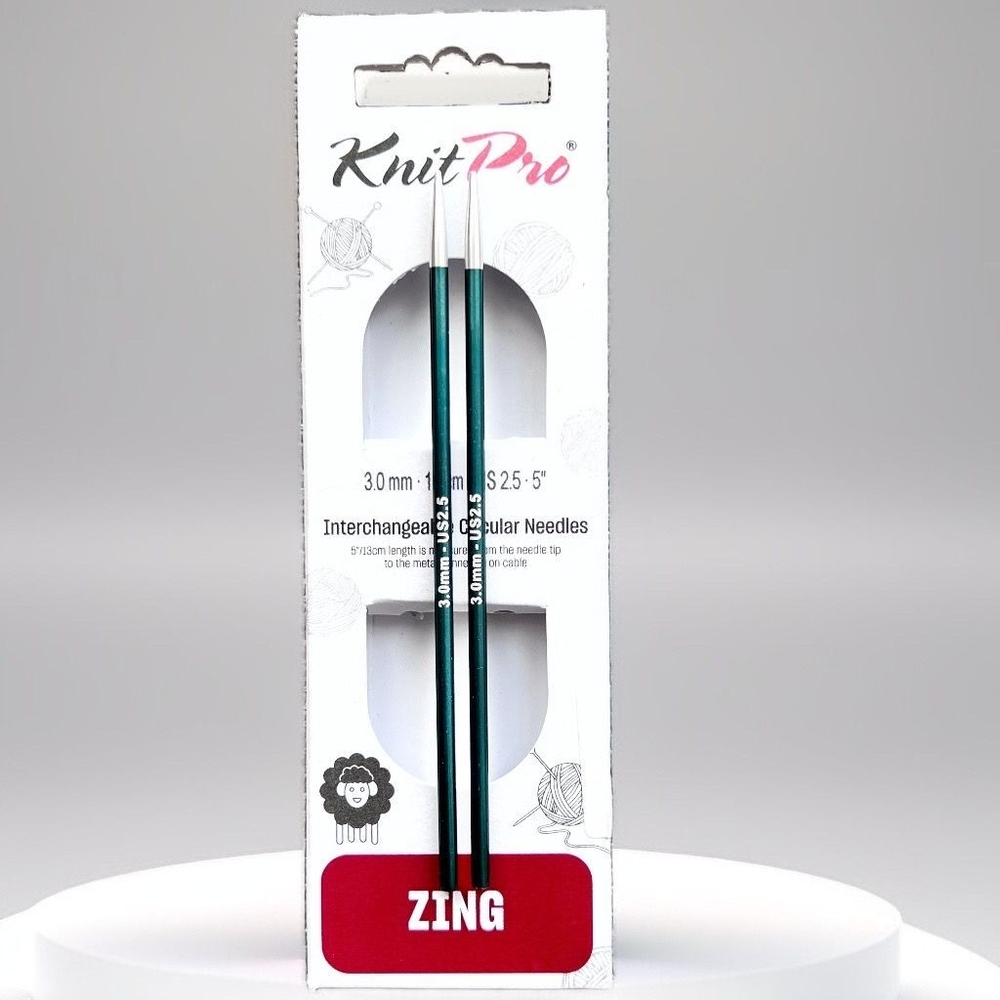 Спицы чулочные Zing 2,75мм/20см, KnitPro