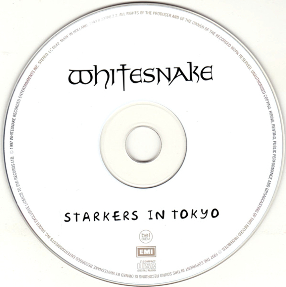 Whitesnake / Starkers In Tokyo (CD)