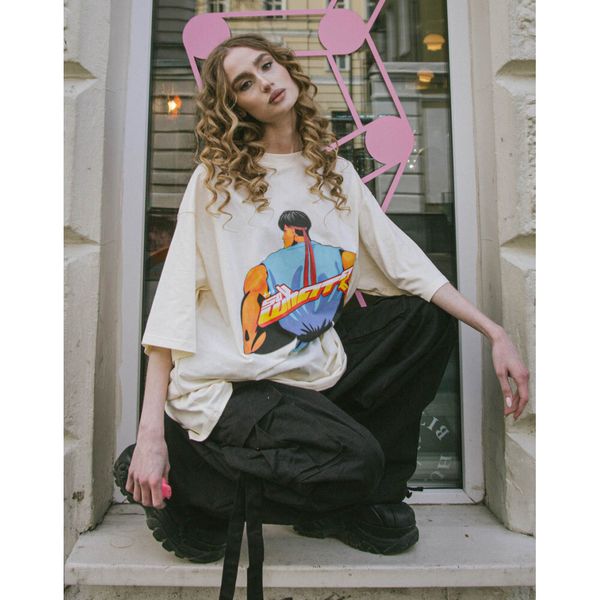 Футболка "Рю" Молочная - фото 5