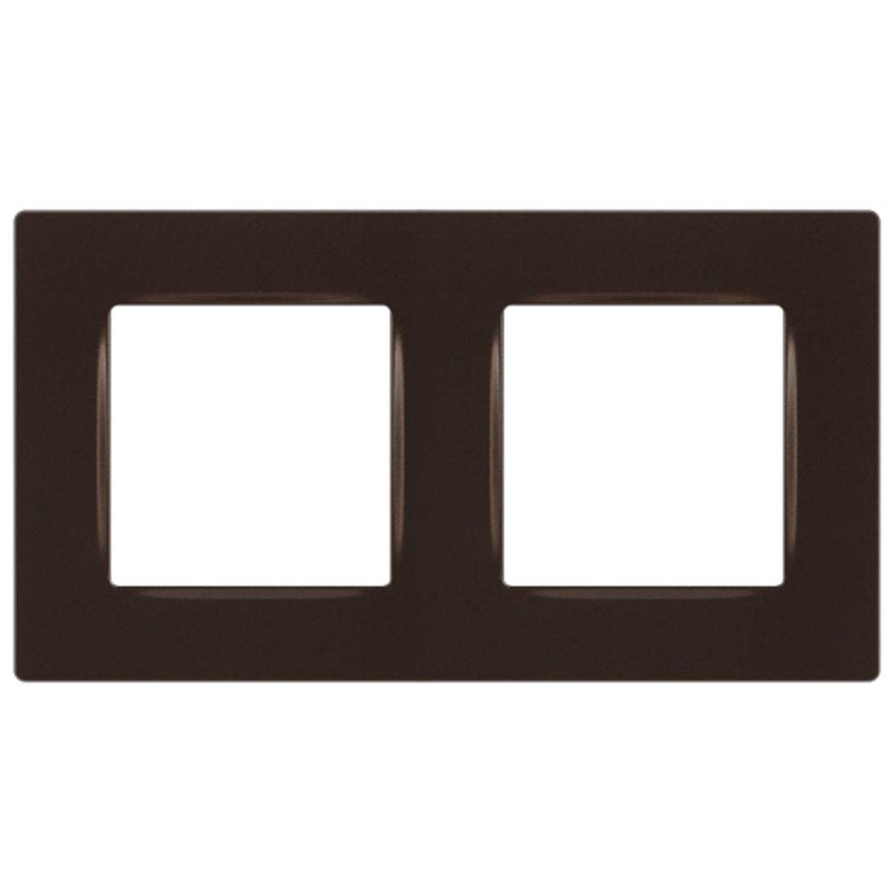 Рамка для розеток и выключателей ЭРА Серия 12 12-5202-13 на 2 поста, Классик, бронза