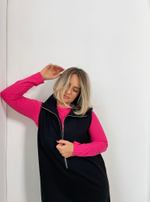 Сарафан поло черный