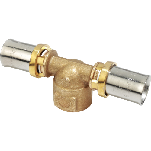 Тройник-пресс Giacomini латунь ВР 26х3/4", RM154Y049