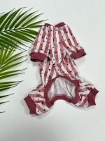 Комбинезон пыльник для собак и кошек трикотажный