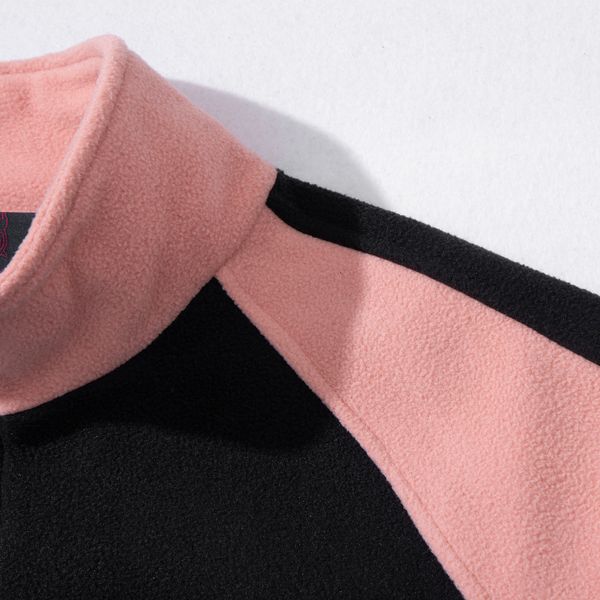 Толстовка Turbo fleece Черно-Розовая - фото 5