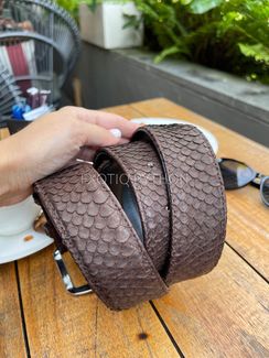 Ремень из кожи питона AC-105