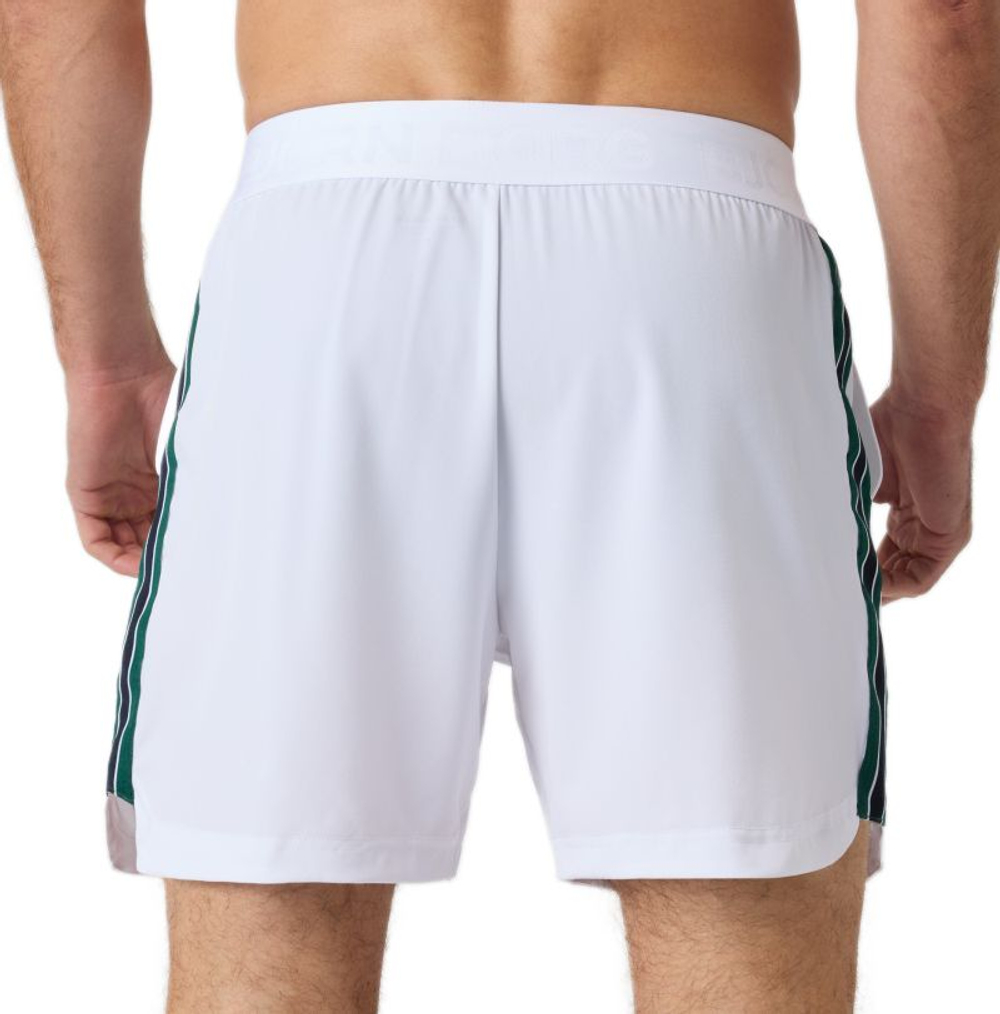 Мужские теннисные шорты Björn Borg Ace Retro 6in - billiant white