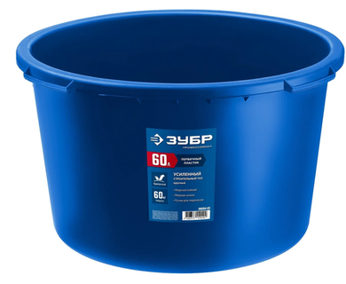 06094-90 ЗУБР Таз строительный усиленный круглый 90л