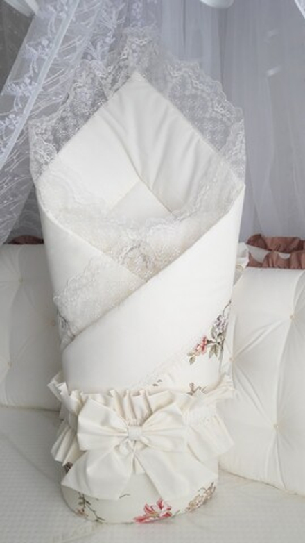 Арт.80084 Конверт-одеяло на выписку из роддома - Аdelin Luxury