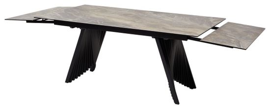 Стол IVAR 180 MARBLES KL-80 Серый мрамор, итальянская керамика