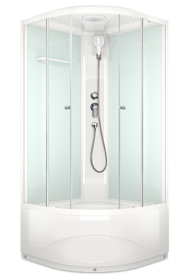Душевая кабина DOMANI-Spa Delight 88 high, высокий поддон,мат,80х80х218