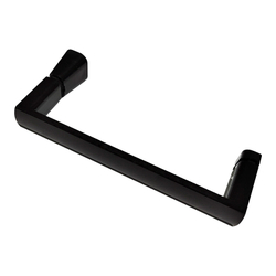 Душевая дверь Abber Schwarzer Diamant 100 AG30100B5 профиль Черный стекло прозрачное