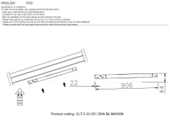Светильник трековый магнитный CLT 0.33 001 30W WH M4000K