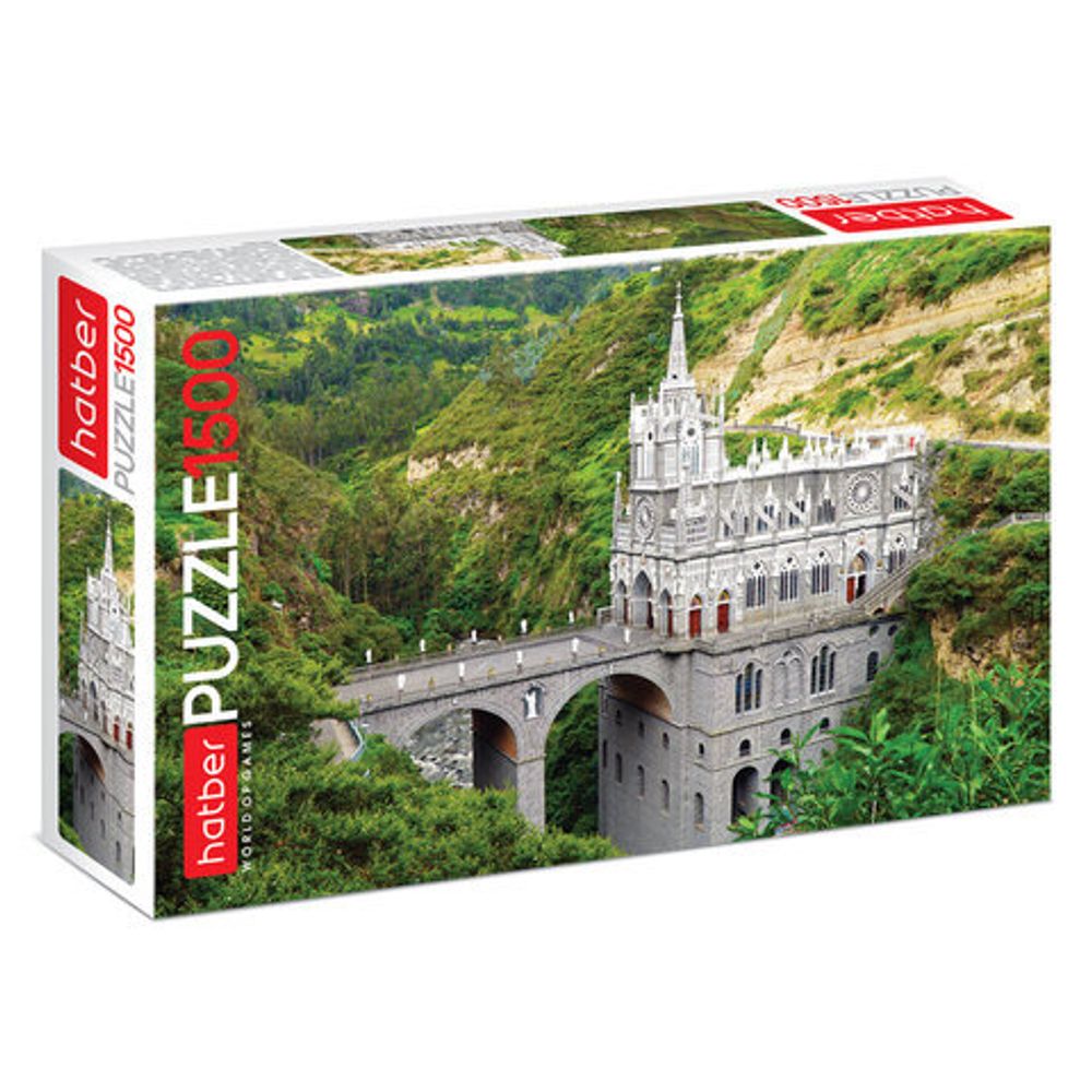 Пазл картонный 1500 элементов АССОРТИ, 670х480 мм, HATBER