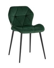 Кухонный стул на металлическом каркасе со спинкой