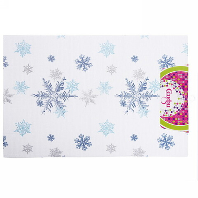 Салфетка на стол 45*30см плетеная «Снежинки»