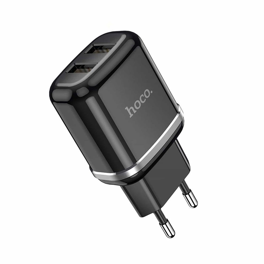 Блок питания Hoco N4 Dual Ports USB черный
