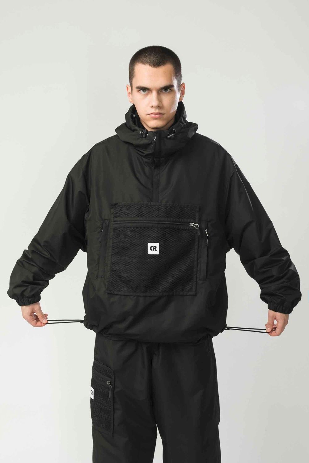 Анорак Codered Square Wide Легкий черный