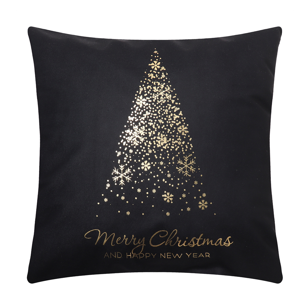 Чехол на подушку Этель "Merry Christmas", 40*40 см, 100% полиэстер, велюр