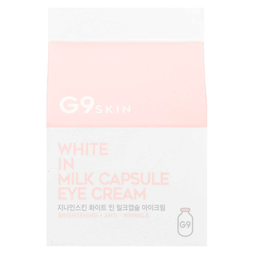 G9skin, Капсульный крем для глаз White In Milk, 30 г