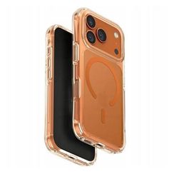 Чехол Uniq Lifepro Xtreme AF MagSafe для iPhone 17 Pro Max Frost Clear/Volt Orange (IP6.9P(2025)-LXAFMFCLRVO)