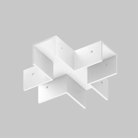 Коннектор X-образный для профиля Elasity IP Outdoor o-tr001-cc-w