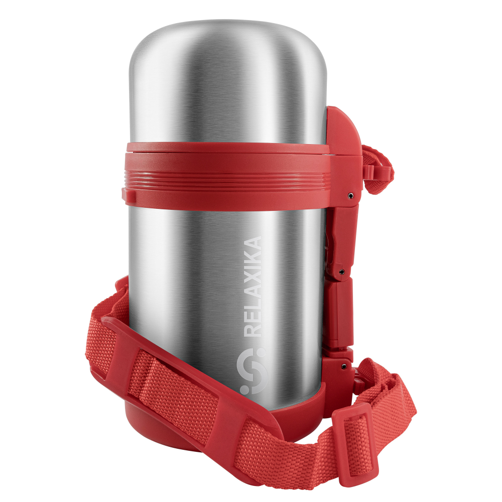 Термос универсальный (для еды и напитков) Relaxika 201 (0,8 литра), стальной