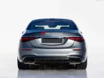 Диффузор заднего бампера в стиле S63 AMG E PERFORMANCE для S-CLASS W223 S450 S500 S580 2020+ АМГ Мерседес Бенц S класс