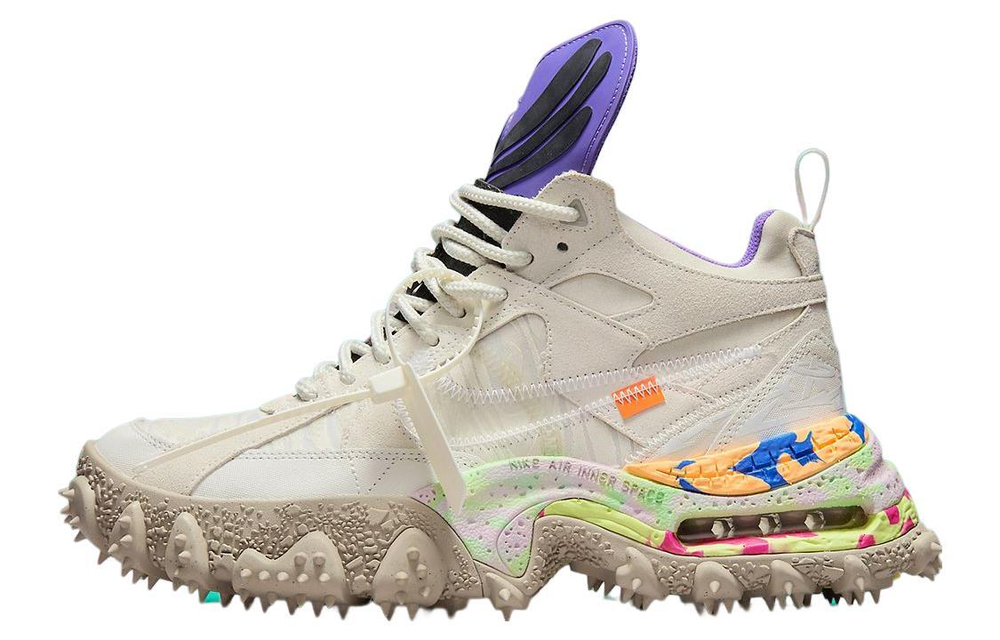 OFF-WHITE x Nike ACG Air Terra Forma Anti-skid Wear High Help Outdoor Functional Shoes Rice White