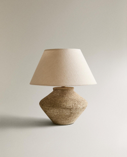 Zara Home Настольная лампа, цвет экрю/белый, 32 см