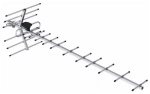 Антенна уличная DVB-T2 LOCUS МЕРИДИАН-12 TURBO L025.12 Ky-30Дб питание 5В алюминиевая