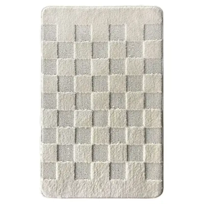 Коврик для ванной L'CADESI Marathon, 50, Блок, бежевый (однотонный), Турция