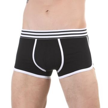 Мужские трусы боксеры черные Romeo Rossi RR6062-2