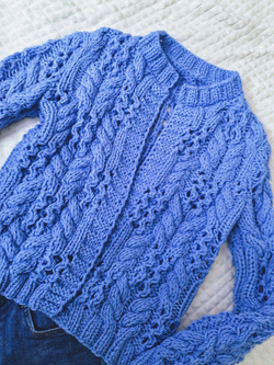 Бомбер ажурный "Весенний вальс"