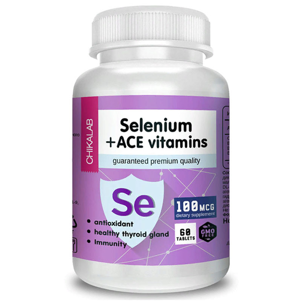 ChikaLab Selenium + ACE vitamins (60 таб.)