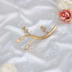 Ручка мебельная Орхидея Симпл 6.5х19.5см Айвори