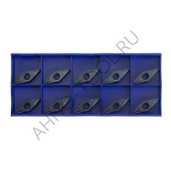 Пластина твердосплавная ISO VBMT160404-PSA ACP20B AHNO по стали, получистовая