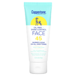 Coppertone, Солнцезащитный лосьон, без масла и контроля блеска, для лица, SPF 45, 74 мл (2,5 жидк. унц.)