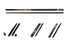 Кий / пирамида 2-pc "Winner Carbon 003" (черно-серая) тактильная оплетка