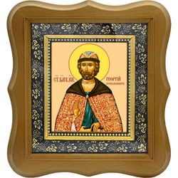 Юрий  (Георгий) Всеволодович, Владимирский благоверный князь. Икона на холсте.