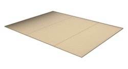 Кровать с настилом ЛДСП Мадлен 160х200, дуб шале мореный