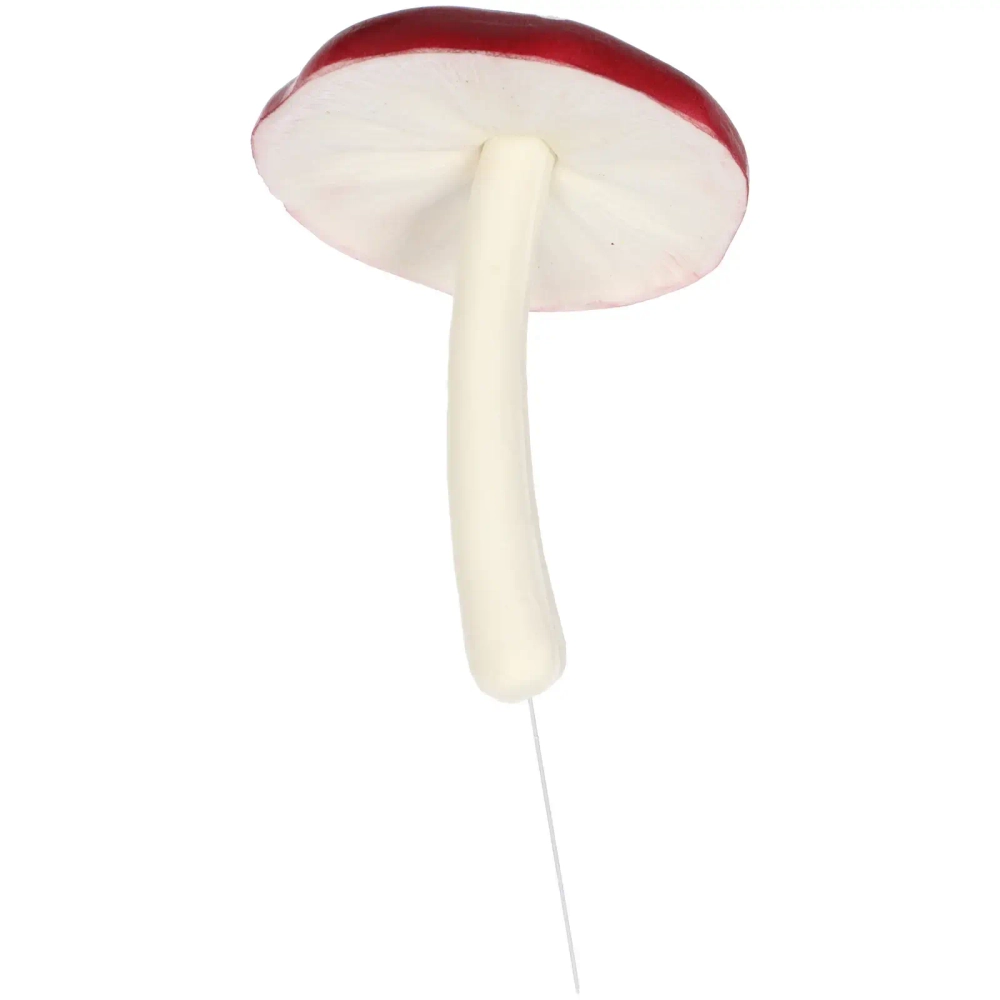 Фигура на спице «Гриб - Мухомор» 14 см, бордовый