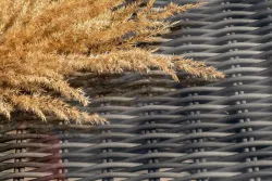 "Эспрессо–150 R" обеденная группа плетеная, цвет графит