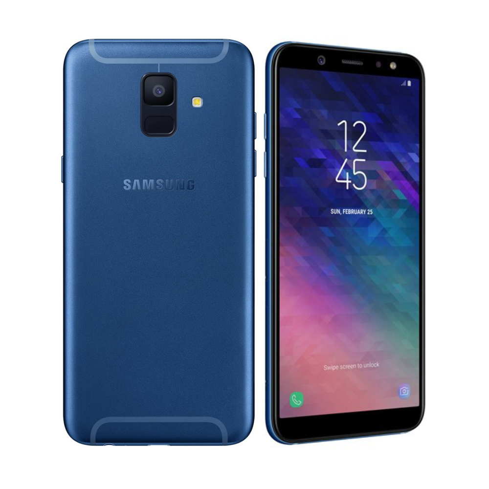 Защитная пленка матовая на заднюю сторону Hoco GB 003, имитация кожи, черная Samsung Galaxy A6 (2018)