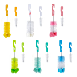 Ершики для мытья бутылочек и сосок 2 шт ПОМА, жёлтый