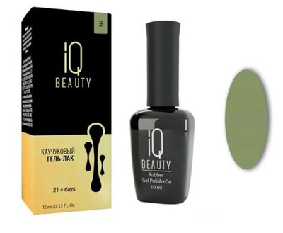 Гель-лак IQ BEAUTY Каучуковый с кальцием 133 Объем 10 мл TRYN-TRAVA