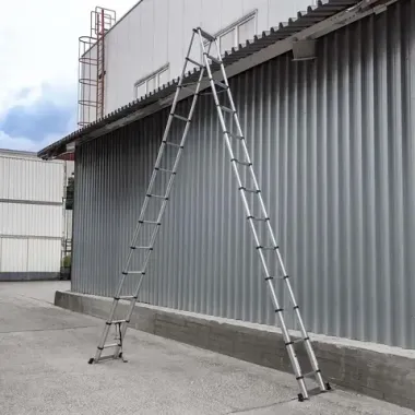 Стремянка телескопическая алюм. бытовая 5.0м (13+13 ступ.) Scheppach Sch-UP500-2