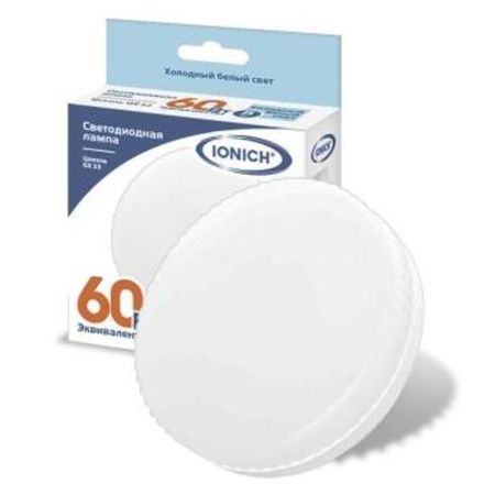 Лампа светодиодная IONICH GX53 6Вт 6500К