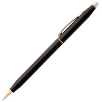 Черная шариковая ручка Cross Century Classic Black Matte GT